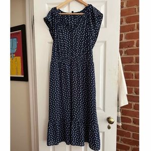 J. Crew: Empire waist dragonfly print dress!